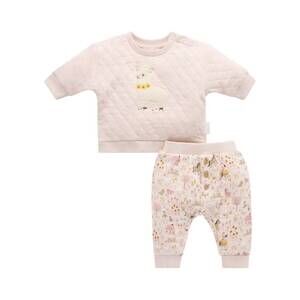 NEW PUREBABY baby farmhouse quilted track suit in farmhouse print